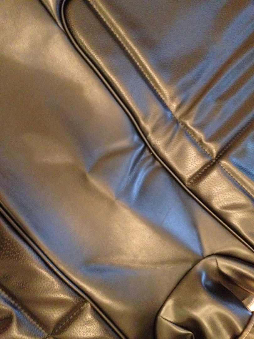 Removing creases from vinyl seat covers...?